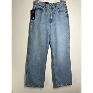 NWT Dr. Denim Echo Straight High Rise Blue Jeans Size 32X34 Swedish Brand